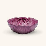 Bowls en Forma de Hoja de Repollo Morado de 17 cm. Set de 4