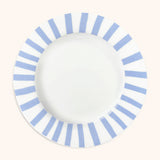 Platos Trinche Candy Cane Azul Claro, set de 4