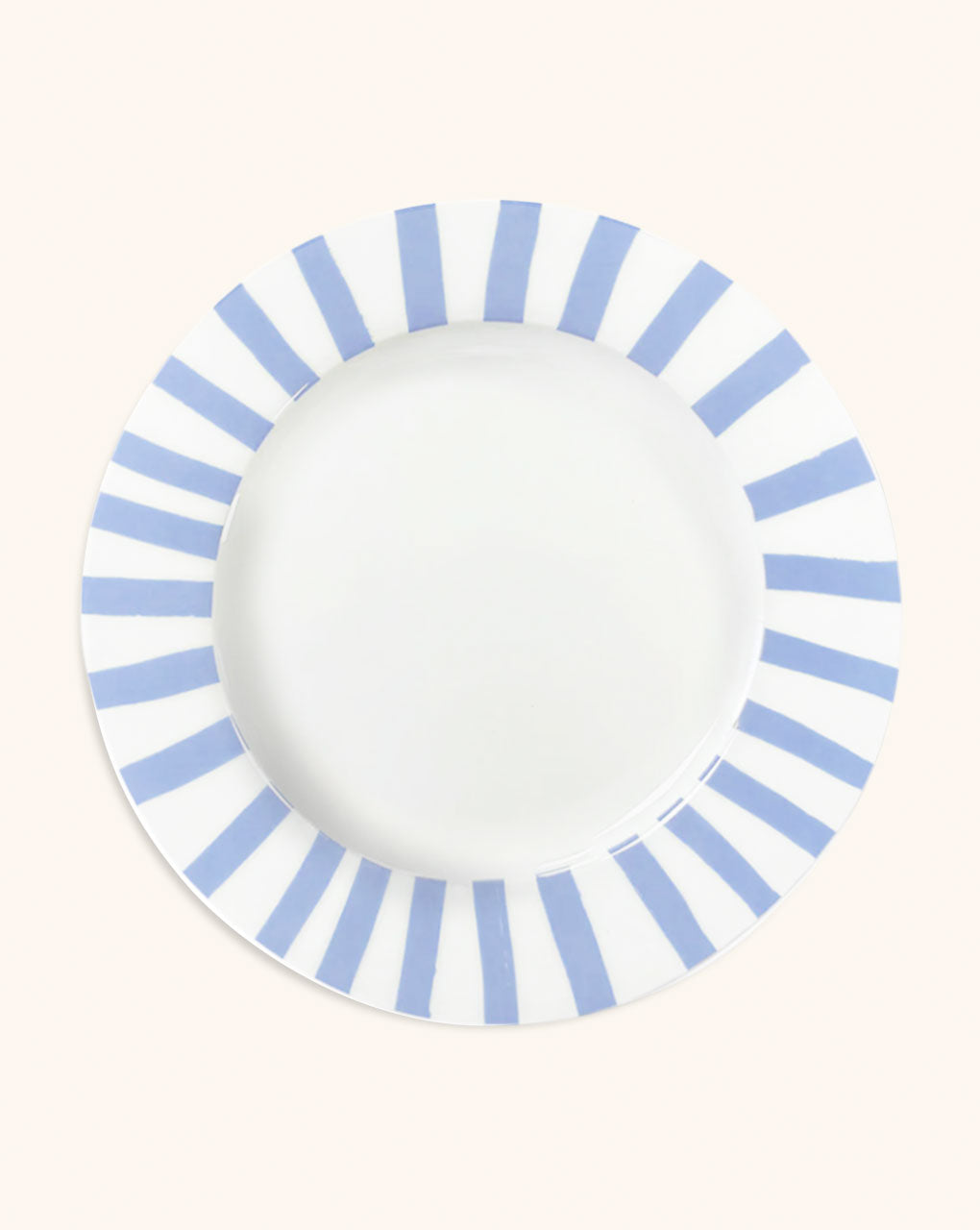 Platos Trinche Candy Cane Azul Claro, set de 4