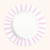 Platos Trinche Candy Cane Rosa Claro, set de 4