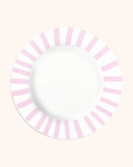 Platos Trinche Candy Cane Rosa Claro, set de 4