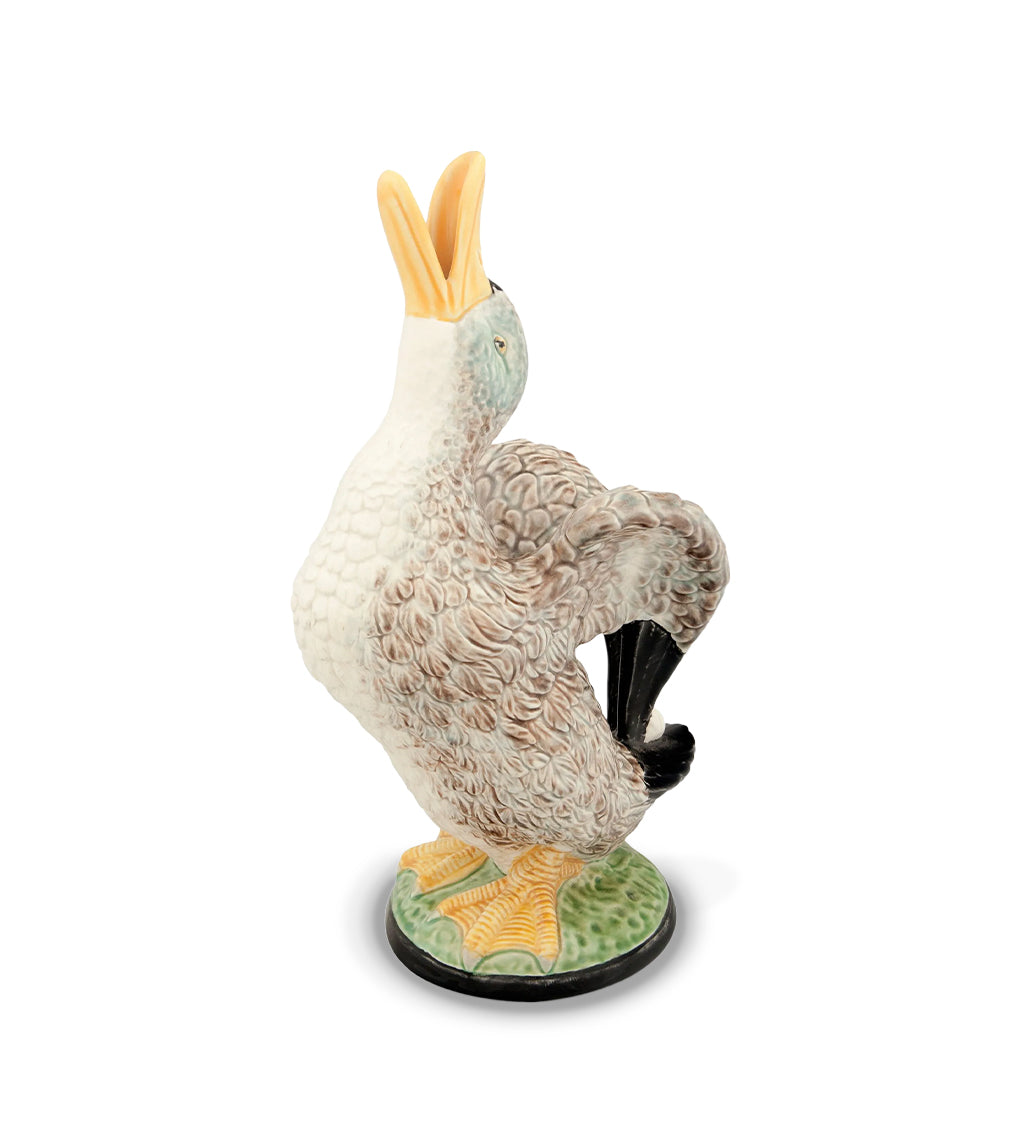 Jarra para agua de cerámica en forma de Pato, marca Bordallo Pinheiro