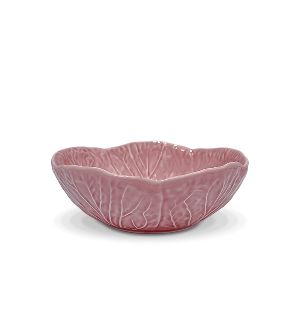 Bowls de cerámica rosa en forma de repollo, marca Zash