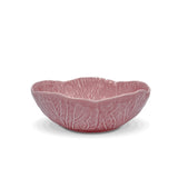 Bowls de cerámica rosa en forma de repollo, marca Zash