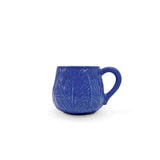 Taza de Repollo Azul Cobalto. Set de 4