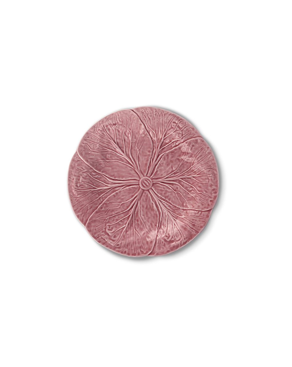 Plato para pan de cerámica rosa en forma de repollo, marca Zash