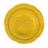 Vajilla con Platos Trinche y  Ensalada de Repollo Amarillo Canario Set para 4 personas