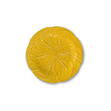 Plato para pan de cerámica color amarillo, en forma de hoja de repollo, marca Zash 