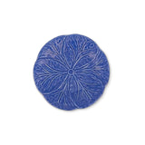Plato Pan de Repollo Azul Cobalto. Set de 4