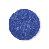 Plato Ensalada de Repollo Azul Cobalto. Set de 4