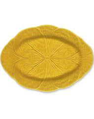 Platón para Servir de Repollo Amarillo Canario 39 cm.