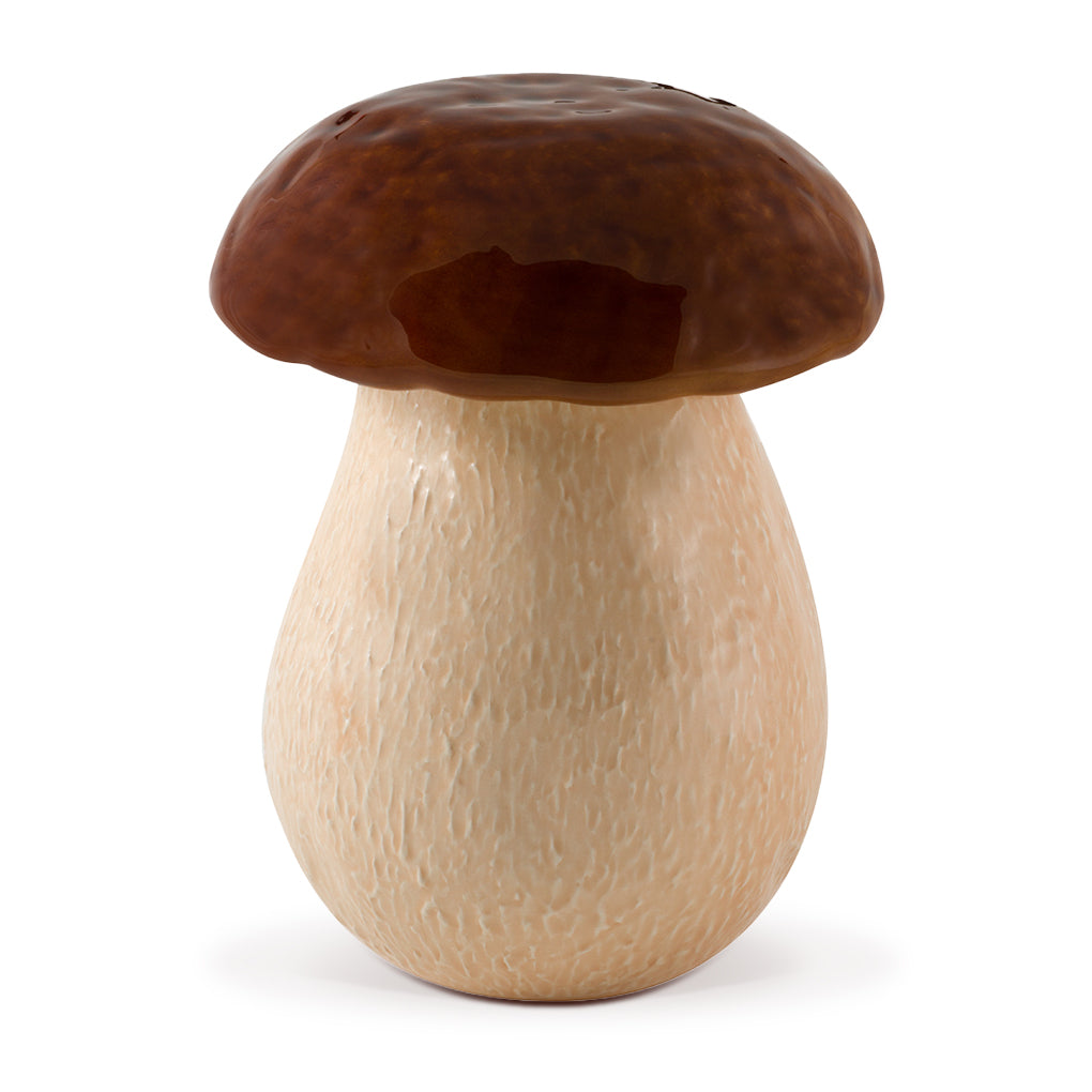 Caja grande de cerámica con forma de Hongo, marca Bordallo Pinheiro