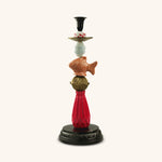 Candelabro de Latón, Vidrio y Cerámica Coral Reef