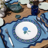 Plato para Pan de Talavera Verde, set de 4.
