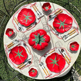 Plato Trinche Tomate 29 cm. Set de 4