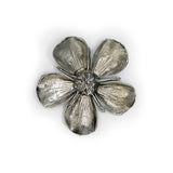 Cenicero Platinado en Forma de Flor
