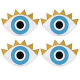 Servilletas cocteleras en forma de ojo de la suerte con pestañas, marca Zash