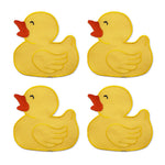 Servilletas cocteleras de algodón en forma de patito de hule, marca Zash