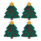 Servilletas de coctel en forma de árbol de navidad, marca Zash