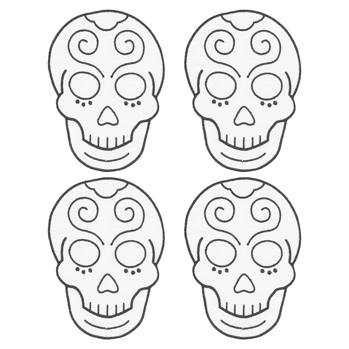 Set de cocteleras en forma de calaca, ideales para muertos o Halloween.