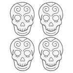 Set de cocteleras en forma de calaca, ideales para muertos o Halloween.
