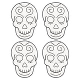 Set de cocteleras en forma de calaca, ideales para muertos o Halloween.