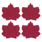 Set de cocteleras en forma de hoja de maple color chedrón, ideales para poner drinks coquetos.