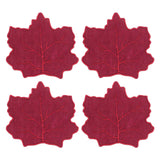 Set de cocteleras en forma de hoja de maple color chedrón, ideales para poner drinks coquetos.
