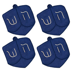 Set de 4 Cocteleras en Forma de Dreidel