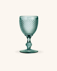 Copa de Agua Bicos Verde. Set de 4