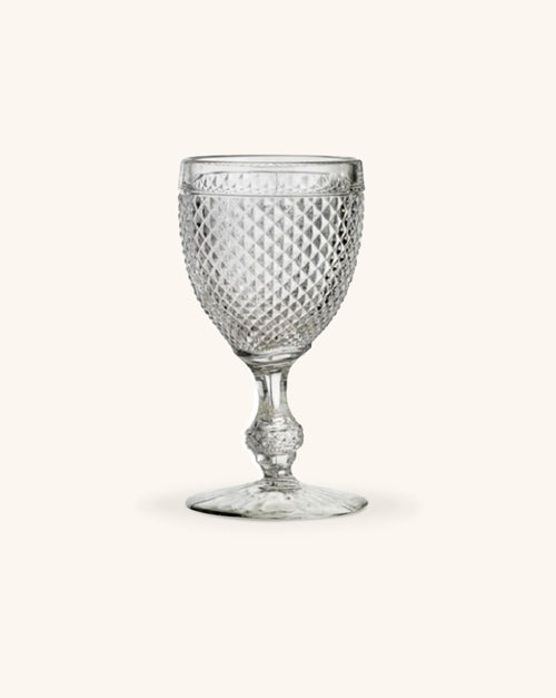Copa de Agua Bicos Transparente. Set de 4
