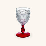 Copa de Agua Bicos Bicolor Base Roja