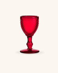 Copa de Agua Bicos Roja. Set de 4