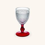 Copa de Agua Bicos Bicolor Base Roja