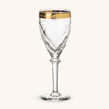 Copa de Agua Palazzo Gold. Set de 4