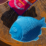 Set de 4 Rabaneras Pez Turquesa 10.5 cm
