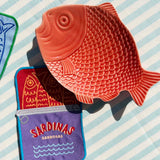 Set de 4 Rabaneras de Pez Coral 10.5 cm