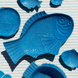 Platón de Pez Turquesa 52 cm