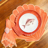Set 4 Servilleteros de Concha Coral - La Mar
