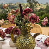 Jarra Hobnail Verde Bonsai