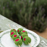 Palillo con Aceitunas en Crochet. 1 Pieza