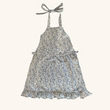 Delantal de Florecitas Azules