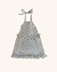 Delantal de Florecitas Azules