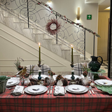 Candelabro de Latón, Vidrio y Cerámica Green Vibes