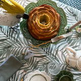 Cacatúa de Metal para Decorar la Mesa. Diseño italiano