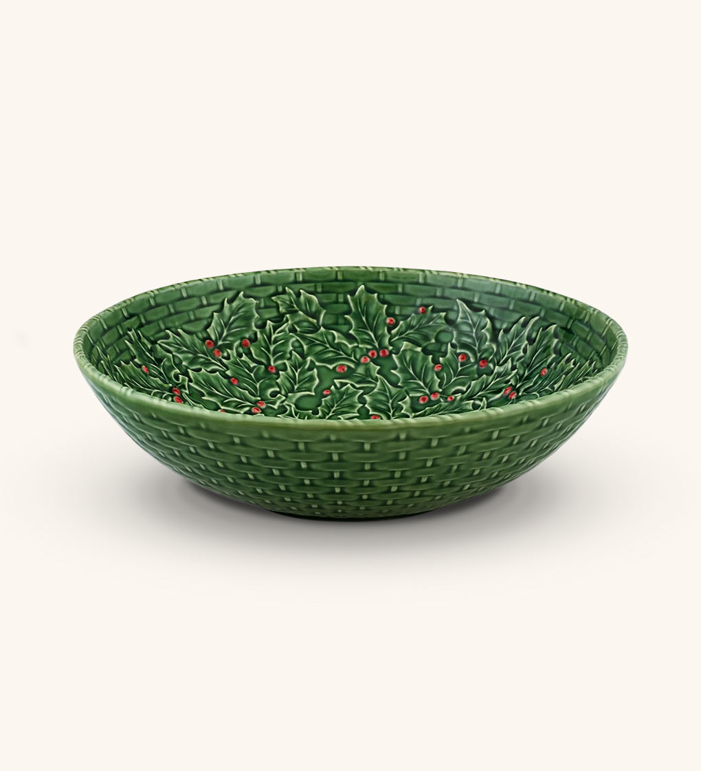 Ensaladera Natal Acebo 35 cm