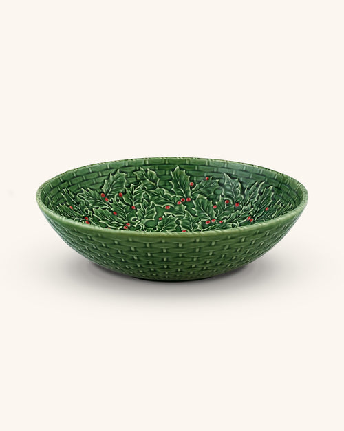 Ensaladera Natal Acebo 35 cm