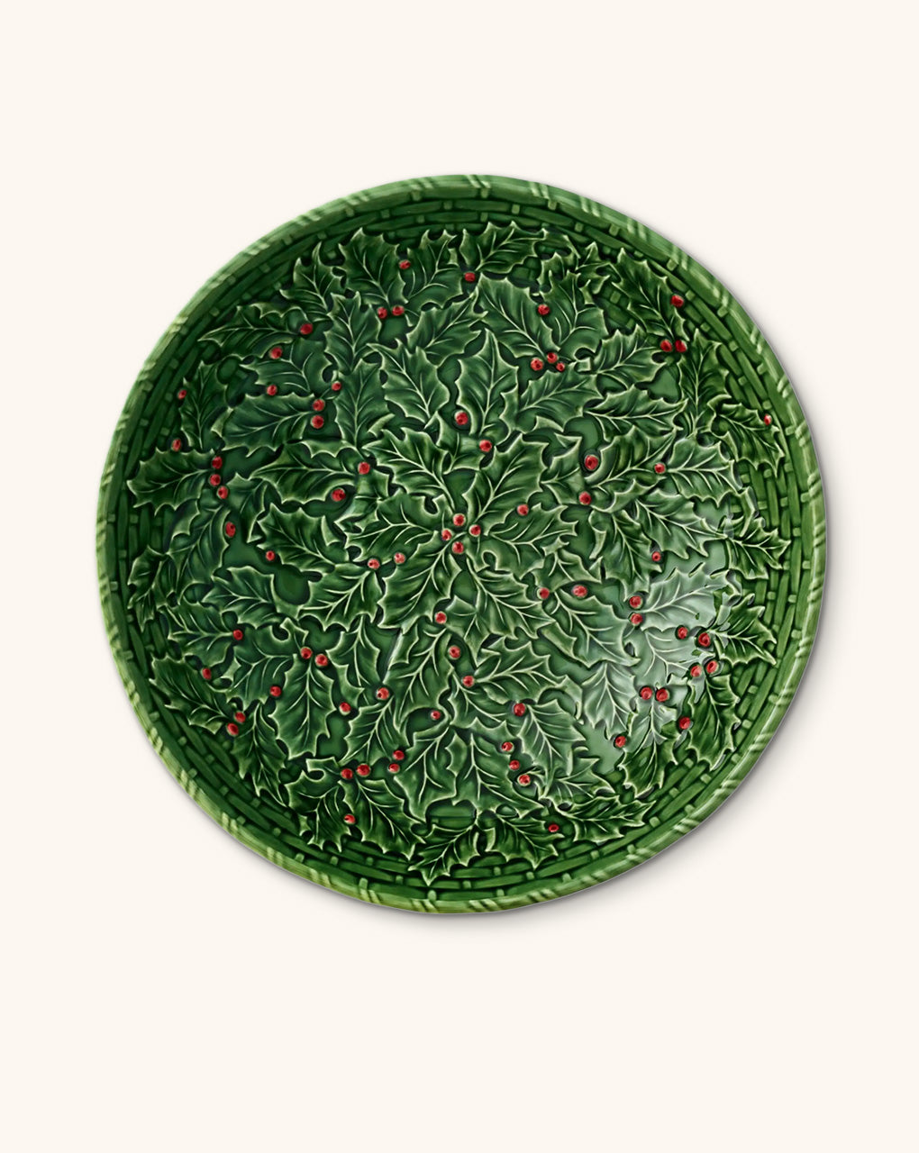 Ensaladera Natal Acebo 35 cm