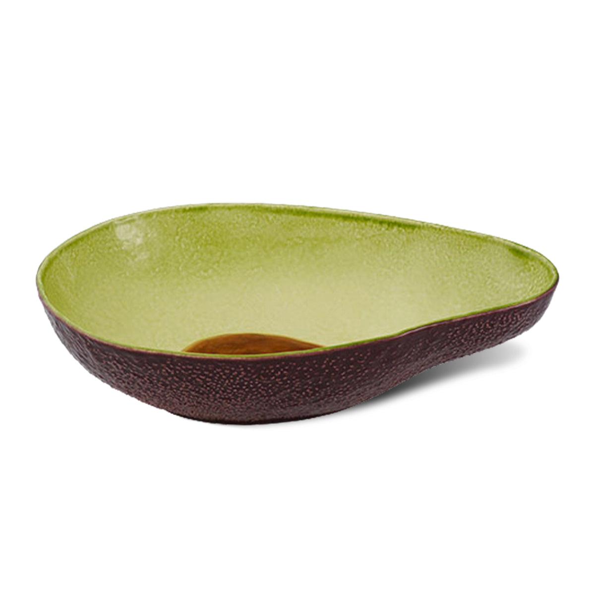 Ensaladera de cerámica en forma de Aguacate de Bordallo Pinheiro