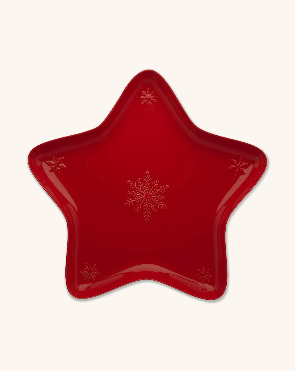 Ensaladera Estrella Chica Roja 37 cm